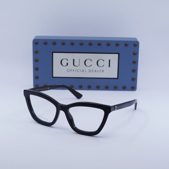 Final Price! Gucci GG1686O 005 Black Eyeglasses 54mm